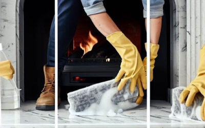 How to Clean a Marble Fireplace